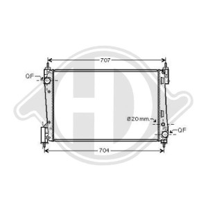 Radiador, refrigeraci¢n del motor 130000000000000