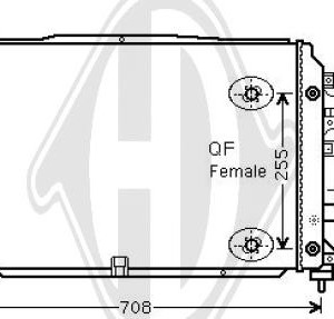 Radiador, refrigeraci¢n del motor 13171432