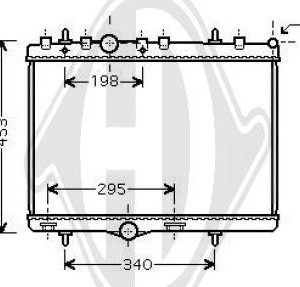 Radiador, refrigeraci¢n del motor 1330F5
