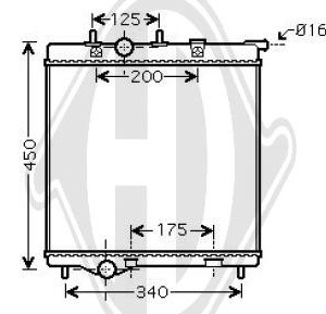 Radiador, refrigeraci¢n del motor 1330S4