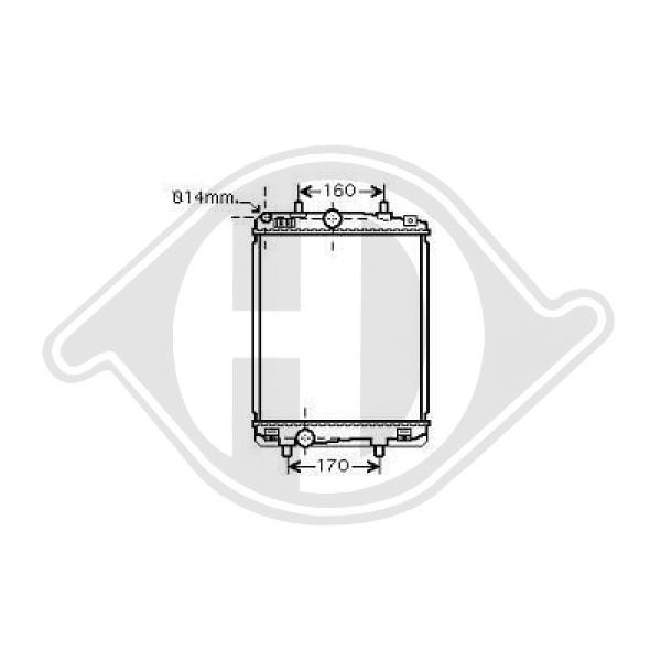 Radiador, refrigeraci¢n del motor 1330P2