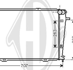 Radiador, refrigeraci¢n del motor 2,53E+105