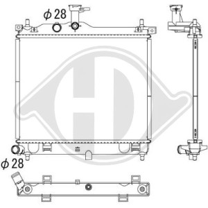 Radiador, refrigeraci¢n del motor 253100X000