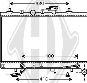 Radiador, refrigeraci¢n del motor 25310FD000