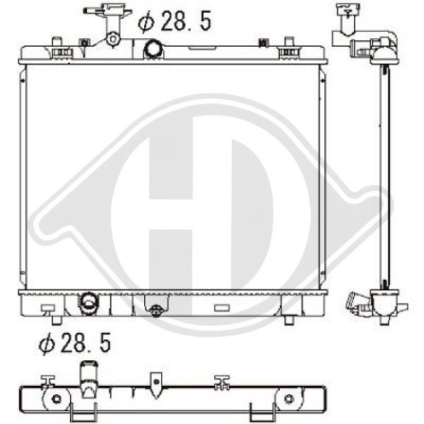 Radiador, refrigeraci¢n del motor 1770071L00