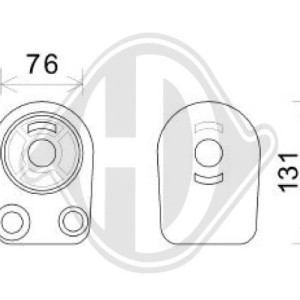 Radiador de aceite, aceite motor A6071800037