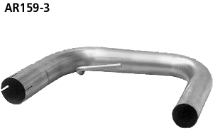 Tubo de conexión para silenciador trasero Alfa RomeoAR159-3