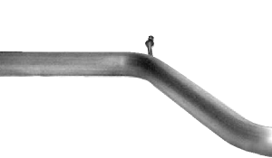 Tubo que sustituye el silenciador delantero Audi y Seat AUA4/8E-1AP