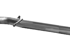 Tubo que sustituye el silenciador central Audi AUA4/B8-2P