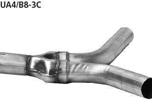 Tubo bifurcado de conexión para Audi AUA4/B8-3C