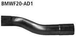 Tubo de conexión para el silenciador trasero para BMW BMWF20-AD1