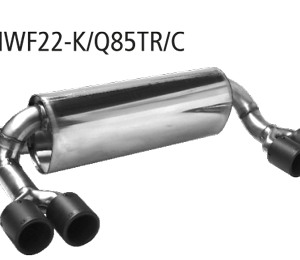 Silenciador trasero para BMW BMWF22-K/Q85TR/C