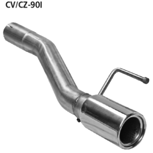 Tubo de salida izqda. para Chevrolet CV/CZ-90I