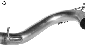 Tubo de conexión trasero para Ford y Mazda FDFI-3