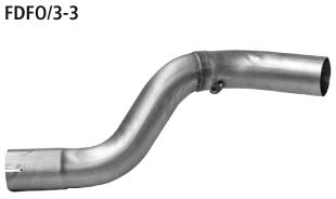 Tubo de conexión silenciador trasero para Ford FDFO/3-3