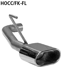 Tubo simple de salida Honda HOCC/FK-RFL