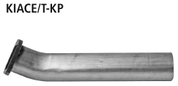 Tubo de sustitución para el segundo catalizador para Kia KIACE/T-KP