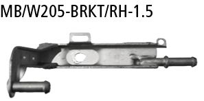 Soporte adicional para silenciador trasero para Mercedes MB/W205-BRKT/RH-1.5
