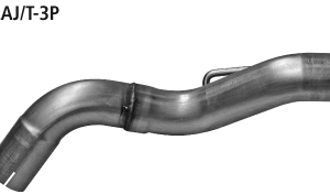 Tubo que sustituye el silenciador central Opel OLAJ/T-3P