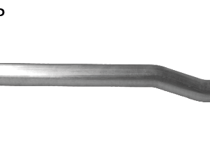 Tubo que sustituye el silenciador delantero para Opel OLAK-1P