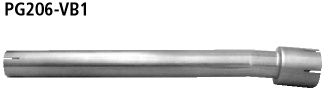 Tubo de conexión para Peugeot PG206-VB1