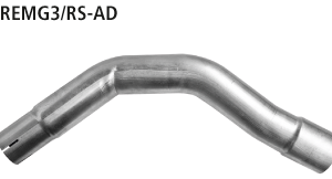 Tubo adaptador silenciador trasero para Renault REMG3/RS-AD