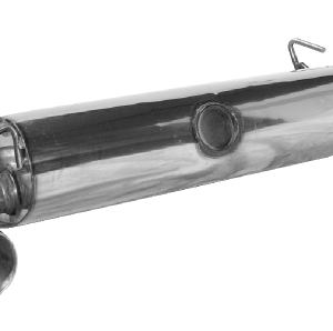 Silenciador trasero con salida doble 2 x Ø 90 mm (en look RACE) LH + RH