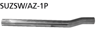 Tubo de emplazamiento para el silenciador primero para Suzuki SUZSW/AZ-1P