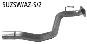 Tubo de conexión trasero Suzuki SUZSW/AZ-S/2