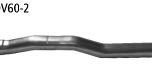 Tubo de conexión central para Volvo VOV60-2