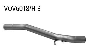 Tubo de conexión trasero para Volvo VOV60T8/H-3