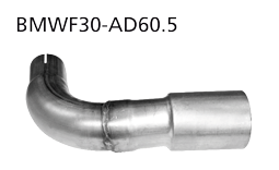Tubo de conexión para el silenciador trasero para BMW BMWF30-AD60.5