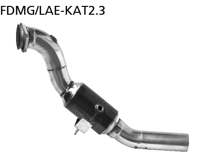 Convertidor catalítico doble 300 Zeller de alto rendimiento con tubo de 76 mm (no se permite el uso de este artículo en vías públicas; ¡úselo solo para fines de carreras!)