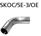 Tubo de conexión central para Seat y Skoda SKOC/5E-3/OE