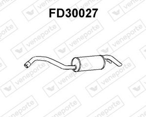 Silenciador trasero 6493600-