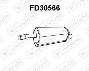 Silenciador trasero 1206426-1317010-