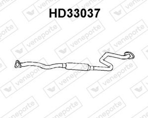 Silenciador central 18220SH3A15-18220SH3A16-