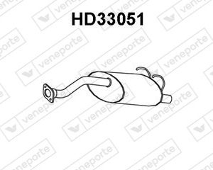 Silenciador trasero 18031SR3509-18307SR3X91-