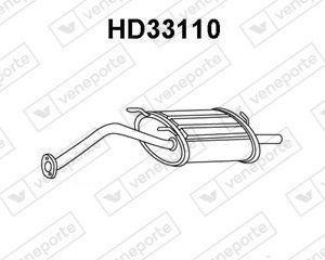 Silenciador trasero 18030ST3E40-18030ST3E60-18030ST3E61-18307ST3E40-18307ST3E60