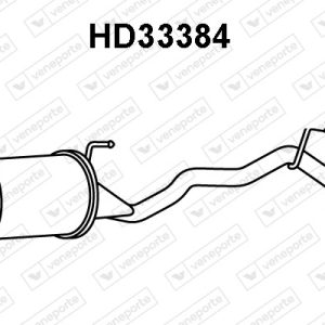 Silenciador trasero 18030S2H901-18030S2H902-18030S2HE00-18030S2HE01-18030S2HE02