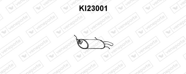 Silenciador trasero KK12A40100-KK14G40100-