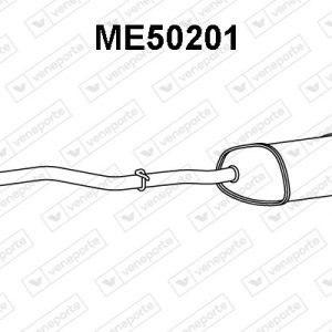 Silenciador trasero 2034901421-2034907121-2094902421-