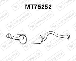 Silenciador trasero MR161216-MR161218-MR187151-MR204857-MR258958