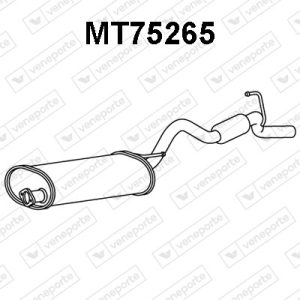 Silenciador trasero MR127383-MR552486-XR127383-