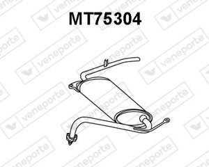 Silenciador trasero MB514121-MB687510-