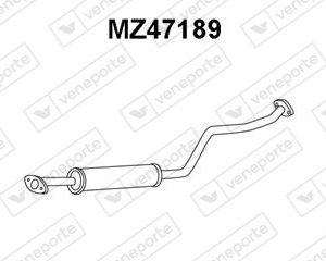 Silenciador central B3D540300A-ZL0640300A-