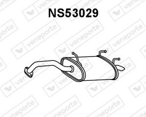 Silenciador trasero 20100AV610-20100AV715-20100AV716-