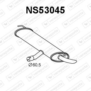 Silenciador trasero 20100EY11A-