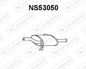 Silenciador trasero 2010059A02-B010089A04-B010M59A04-