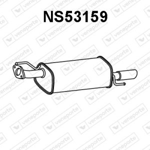 Silenciador trasero 2010010A-2010010B-201001KX0A-